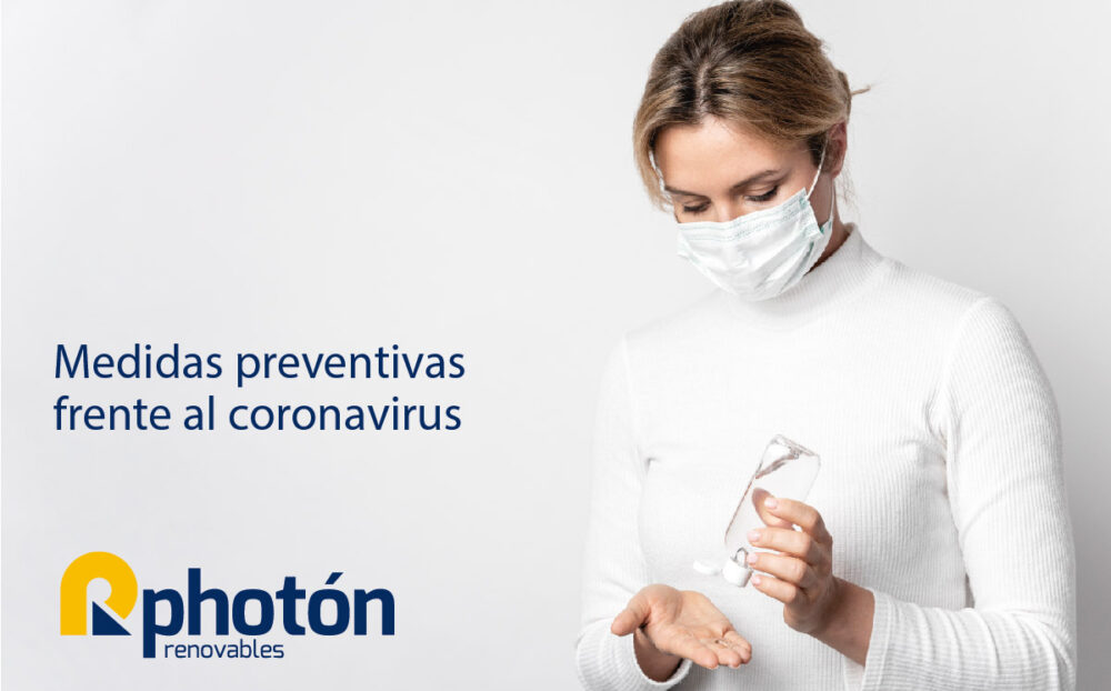 medidas preventivas frente al coronavirus photon renovables