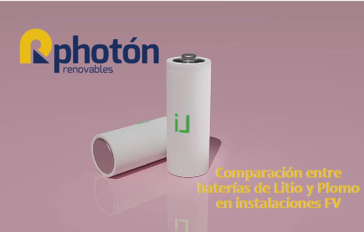 comparacion entre baterias de litio y plomo en instalaciones fv