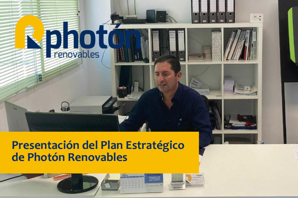 líneas a seguir por Photón Renovables para crecer dentro del sector del material fotovoltaico en España