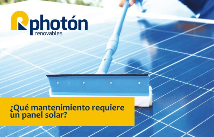 mantenimiento de las placas solares